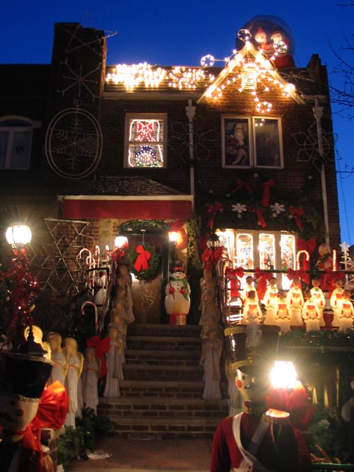 Dyker Heights Christmas Lights, South Side of 84th Street Between 11th and 12th Avenues, Dyker Heights, Brooklyn