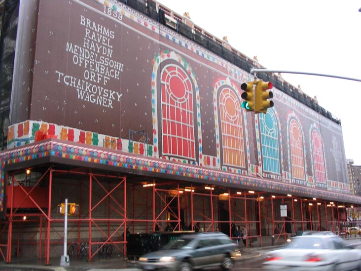 Brooklyn Academy of Music Exterior During Renovation, 2004, Fort Greene, Brooklyn