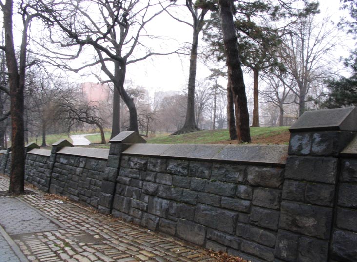 Wall Along DeKalb Avenue, Fort Greene Park, Brooklyn