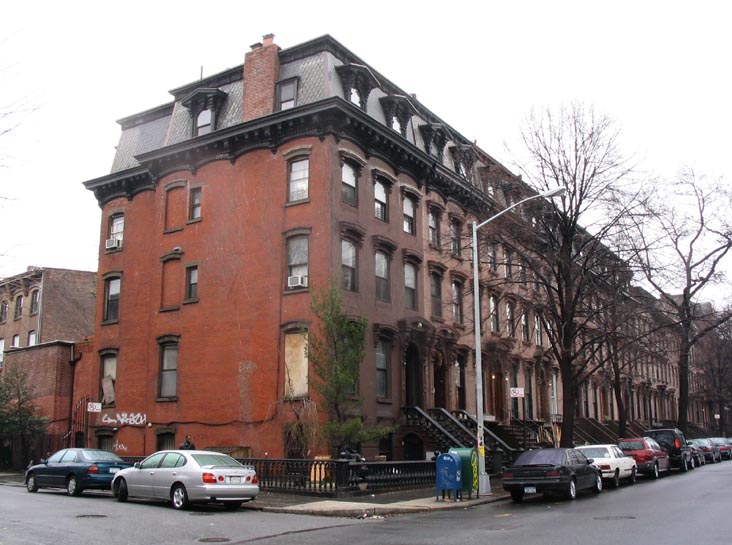 Washington Park and Willoughby Avenue, SE Corner, Fort Greene, Brooklyn