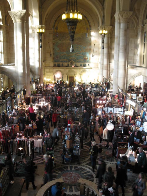 Brooklyn Flea, Williamsburgh Savings Bank Tower, One Hanson Place, Brooklyn, December 4, 2011