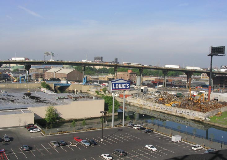 Lowe's and the Gowanus Canal From Smith-9th Street Subway Station, Gowanus, Brooklyn