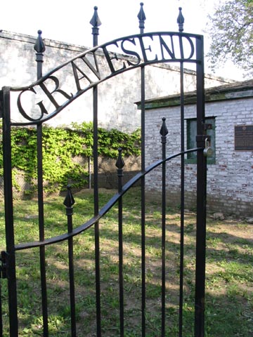 Gravesend Cemetery Entrance Gate, Gravesend Neck Road, Brooklyn