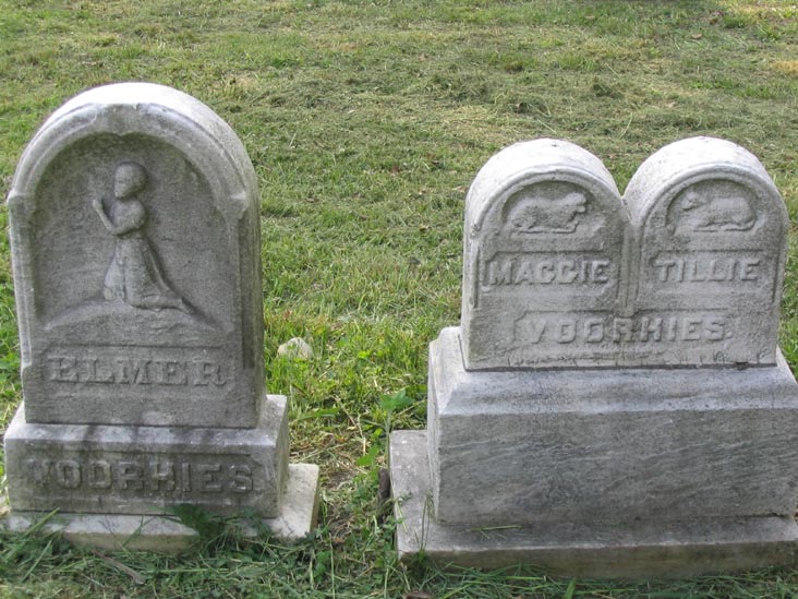 Voorhies Graves, Gravesend Cemetery, Brooklyn