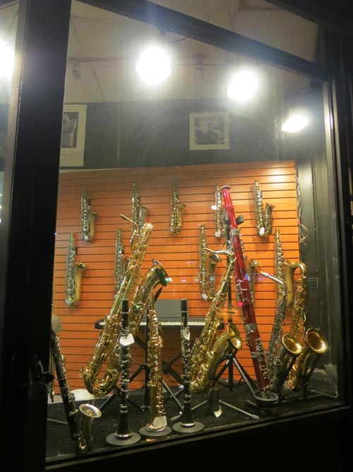 Brooklyn Woodwind and Brass, 6 Bedford Avenue, Greenpoint, Brooklyn, March 8, 2013