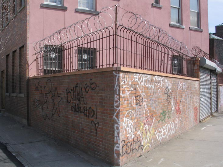 Calyer Street and Banker Street, SE Corner, Greenpoint, Brooklyn, March 16, 2005