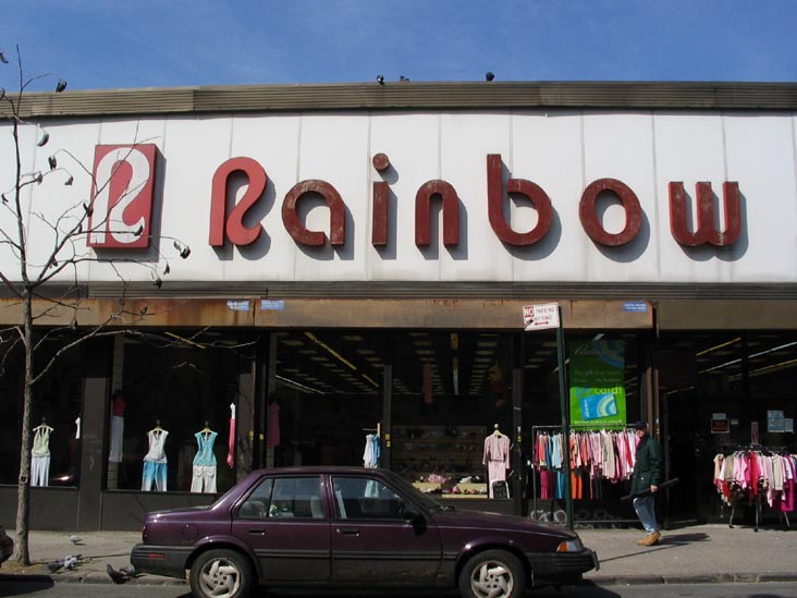 Rainbow Shop, 177-181 Calyer Street, Greenpoint, Brooklyn, March 16, 2005