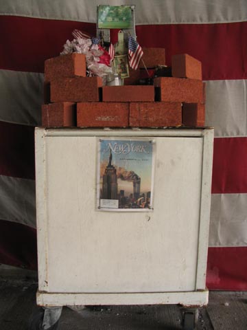9/11 Memorial Under the Pulaski Bridge at Clay Street, Greenpoint, Brooklyn