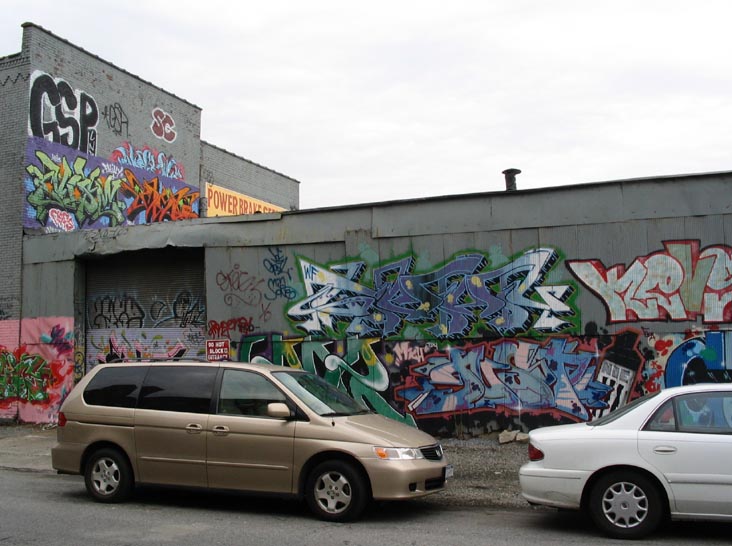 North Side of Clay Street Between McGuinness Boulevard and Paidge Avenue, Greenpoint, Brooklyn, February 16, 2005