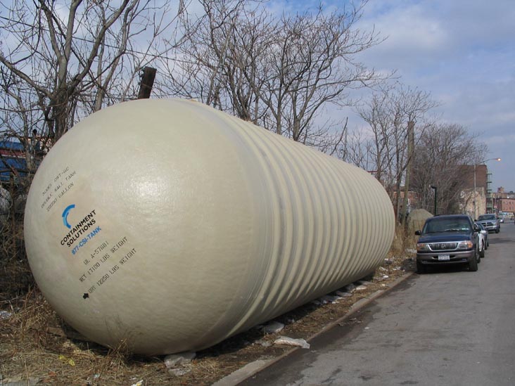 Tank, Commercial Street Near Clay Street, Greenpoint, Brooklyn, February 16, 2005