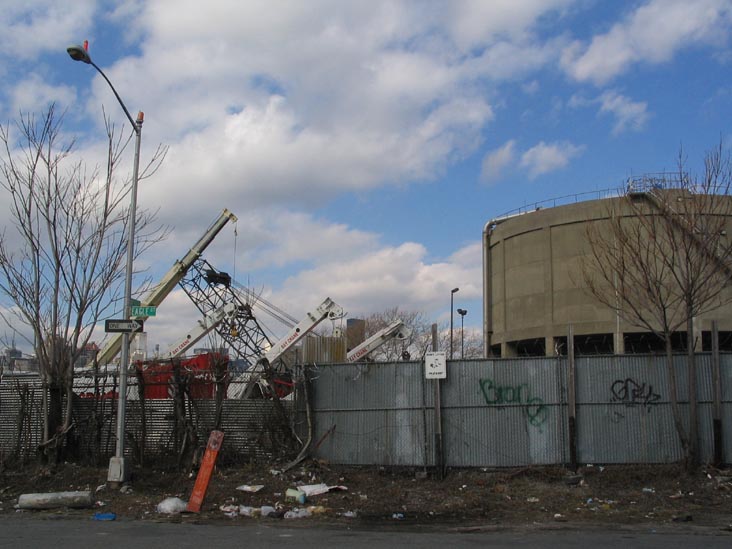 Eagle Street and West Street, Looking North, Greenpoint, Brooklyn, February 17, 2005