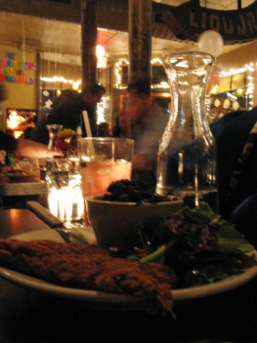 Chicken Fried Chicken, Enid's, 560 Manhattan Avenue, Greenpoint, Brooklyn, November 22, 2008