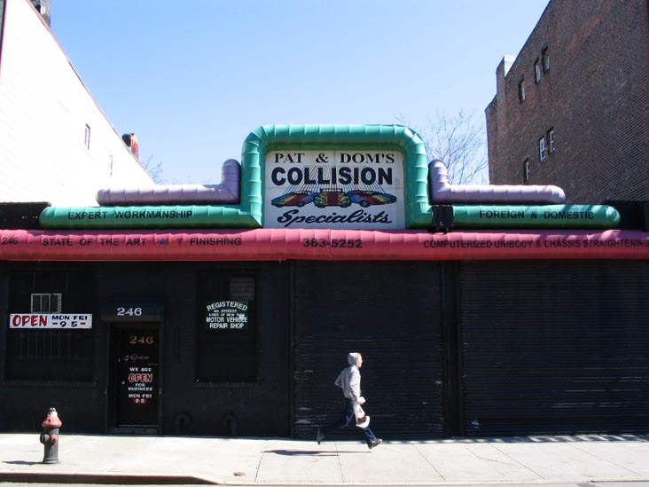 Pat & Dom's Collision Specialists, 246 Franklin Street, Greenpoint, Brooklyn, March 15, 2005