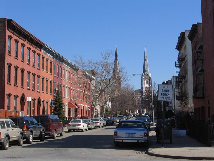 Milton Street and Franklin Street, Looking East, Greenpoint, Brooklyn, March 15, 2005