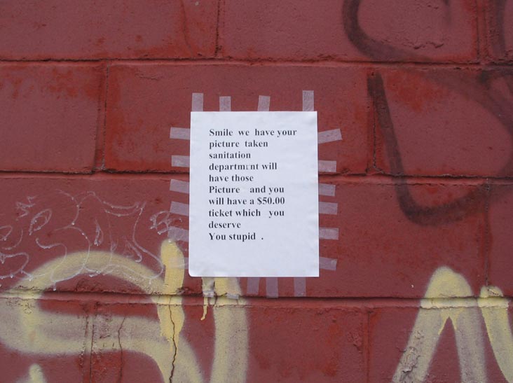 North Side of Huron Street Between Provost Street and McGuinness Boulevard, Greenpoint, Brooklyn, February 18, 2005