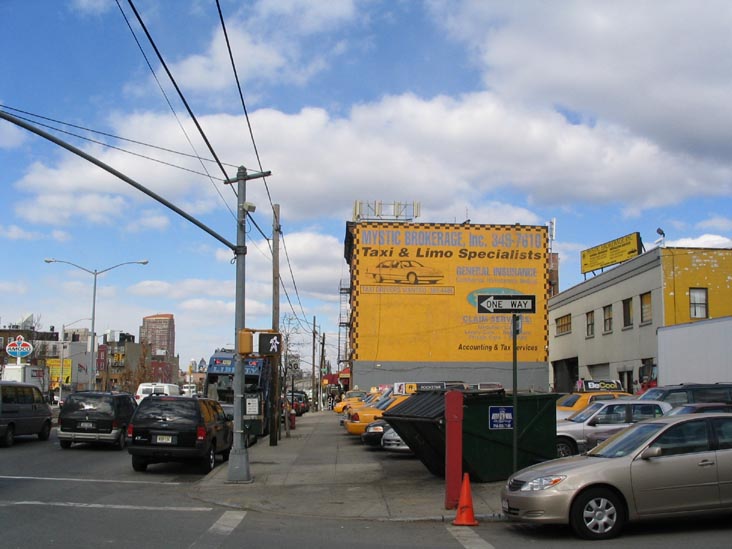 Huron Street and McGuinness Boulevard, NE Corner, Greenpoint, Brooklyn, February 18, 2005