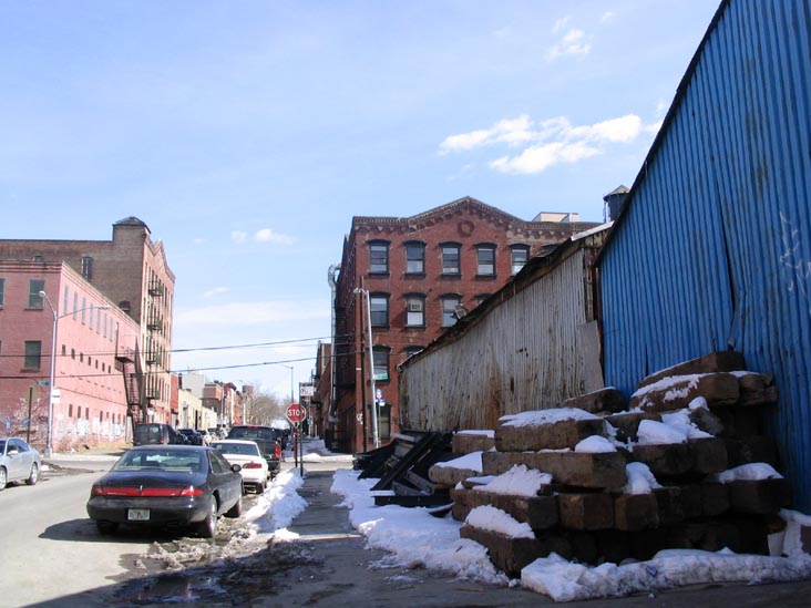 Kent Street Looking East Towards West Street, Greenpoint, Brooklyn, March 3, 2005
