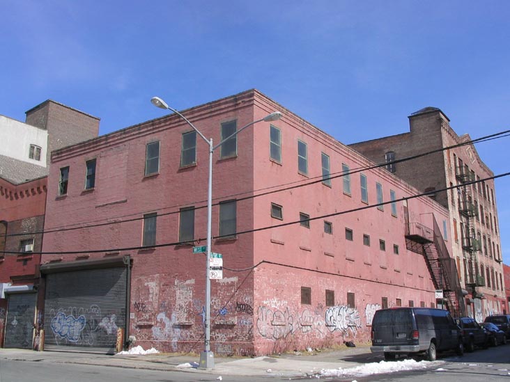 Kent Street and West Street, NE Corner, Greenpoint, Brooklyn, March 3, 2005