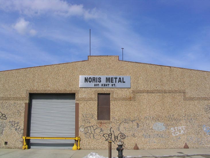 Noris Metal, 231 Kent Street, Greenpoint, Brooklyn, March 3, 2005
