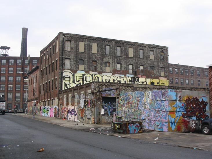 Ash Street, East of Manhattan Avenue, Greenpoint, Brooklyn, February 21, 2004