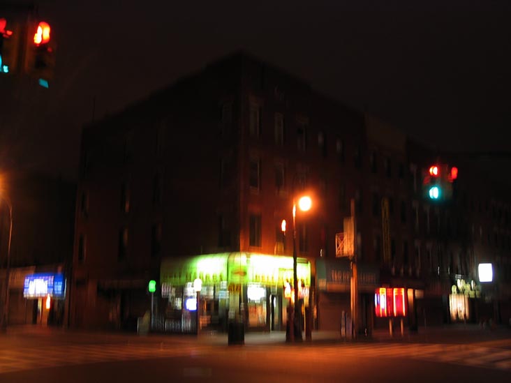 Manhattan Avenue and Greenpoint Avenue, NW Corner, Greenpoint, Brooklyn, March 27, 2004