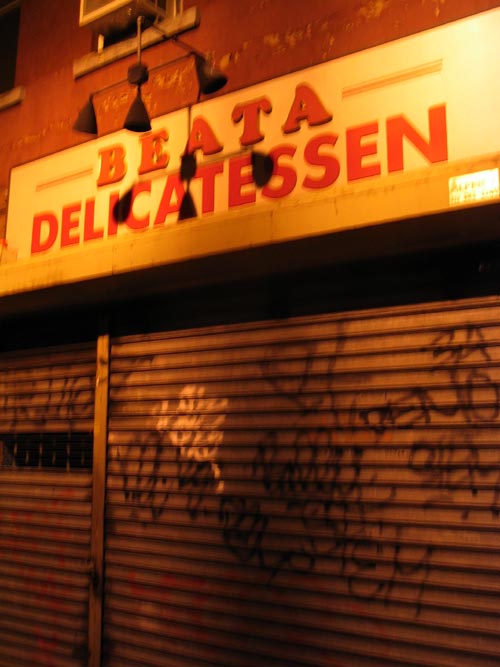 Beata Delicatessen, 984 Manhattan Avenue, Greenpoint, Brooklyn, March 27, 2004