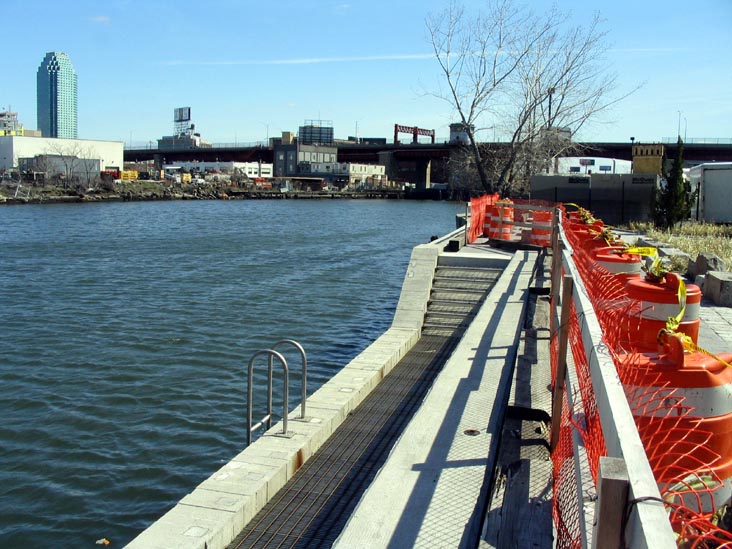 Manhattan Avenue Boat Launch, Manhattan Avenue at Newtown Creek, Greenpoint, Brooklyn, April 5, 2008