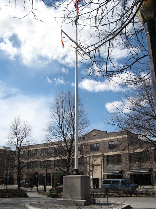Father Popieluszko Square, McCarren Park, Greenpoint, Brooklyn, April 3, 2011