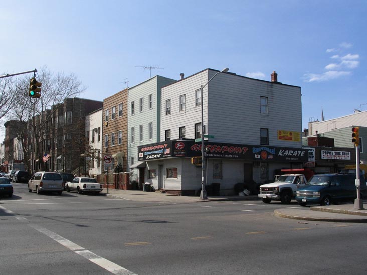 McGuinness Boulevard and Meserole Avenue, NW Corner, Greenpoint, Brooklyn, March 16, 2005