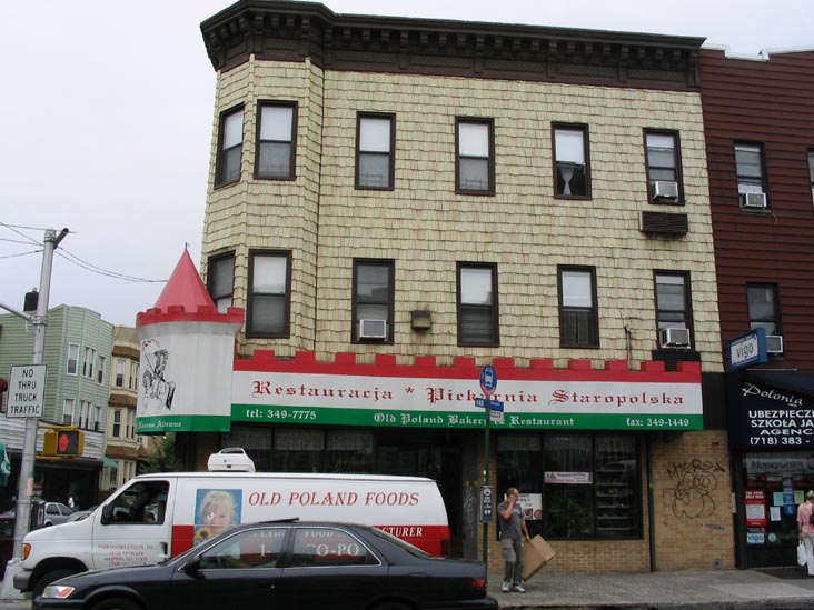 Old Poland Bakery & Restaurant, 192 Nassau Avenue, Greenpoint, Brooklyn, July 24, 2004