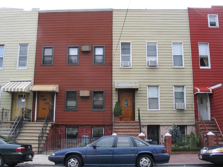 Houses, Nassau Avenue, Greenpoint, Brooklyn, July 24, 2004