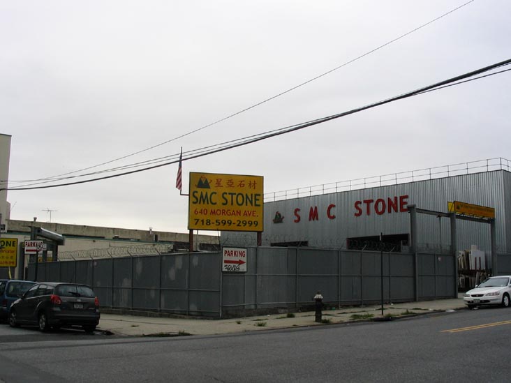 SMC Stone, 640 Morgan Avenue at Nassau Avenue, Greenpoint, Brooklyn, July 24, 2004