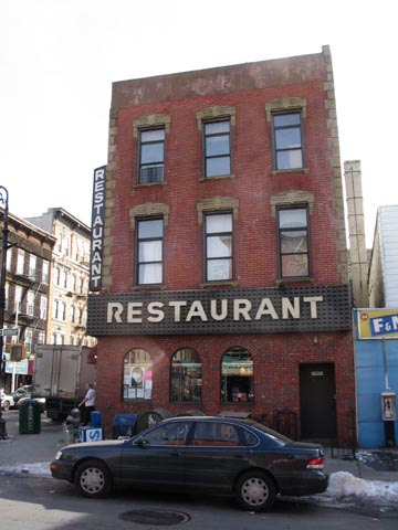 Triple Decker Restaurant, Manhattan Avenue and Norman Avenue, SW Corner, Greenpoint, Brooklyn, February 7, 2005