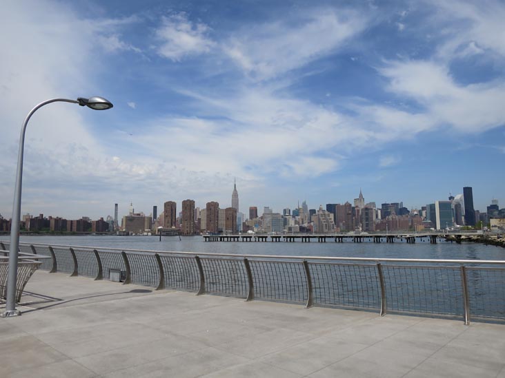 Manhattan From Recreational Pier, Transmitter Park, Greenpoint, Brooklyn, May 12, 2014