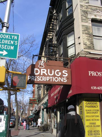 Prospect Gardens Pharmacy, 89 Seventh Avenue, Park Slope, Brooklyn