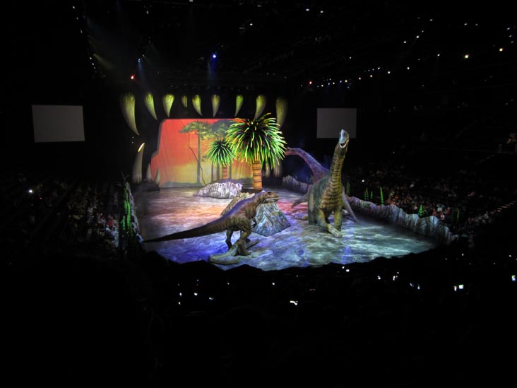 Walking With Dinosaurs, Barclays Center, Prospect Heights, Brooklyn, July 19, 2014