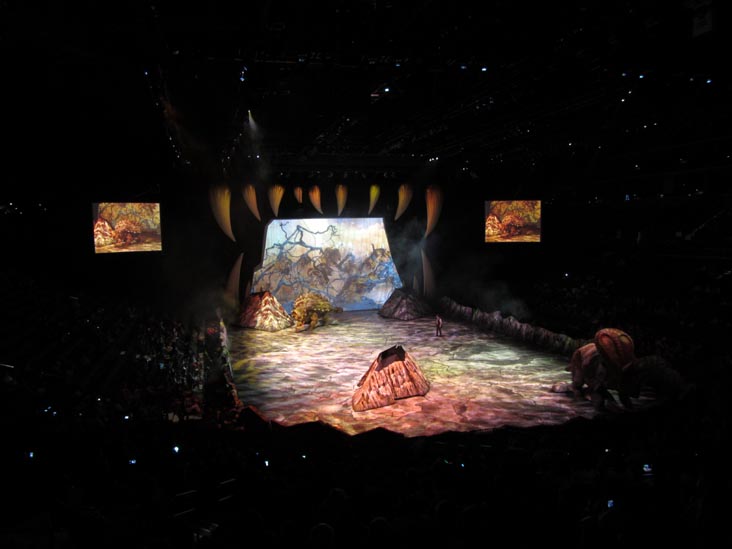 Walking With Dinosaurs, Barclays Center, Prospect Heights, Brooklyn, July 19, 2014