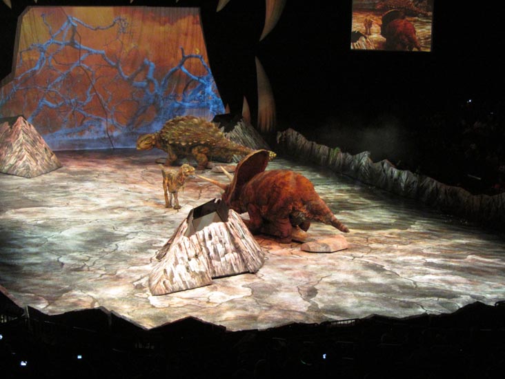 Walking With Dinosaurs, Barclays Center, Prospect Heights, Brooklyn, July 19, 2014