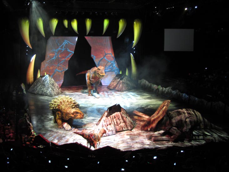 Walking With Dinosaurs, Barclays Center, Prospect Heights, Brooklyn, July 19, 2014