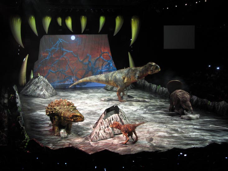 Walking With Dinosaurs, Barclays Center, Prospect Heights, Brooklyn, July 19, 2014