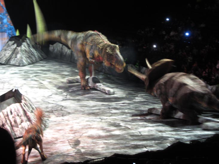 Walking With Dinosaurs, Barclays Center, Prospect Heights, Brooklyn, July 19, 2014