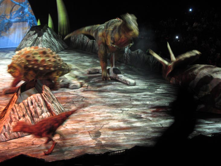 Walking With Dinosaurs, Barclays Center, Prospect Heights, Brooklyn, July 19, 2014