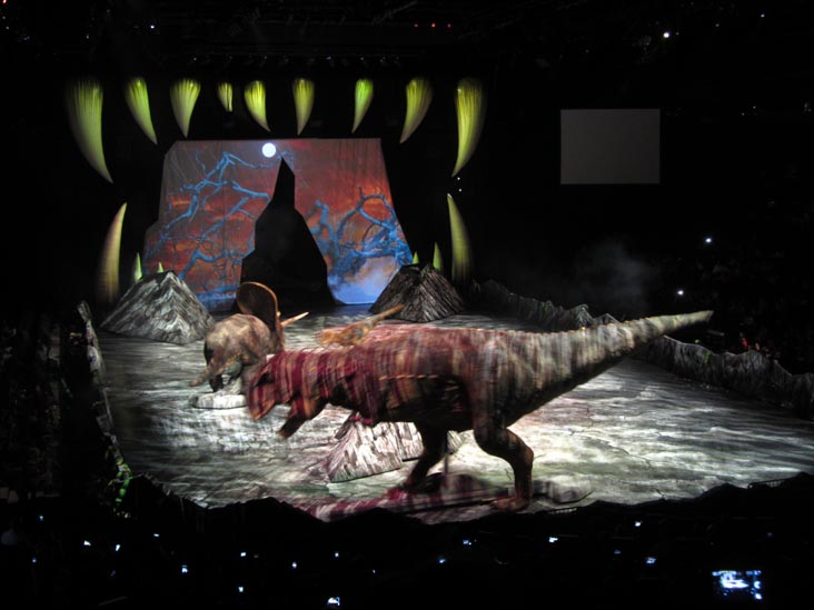 Walking With Dinosaurs, Barclays Center, Prospect Heights, Brooklyn, July 19, 2014