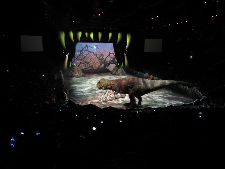 Walking With Dinosaurs, Barclays Center, Prospect Heights, Brooklyn, July 19, 2014