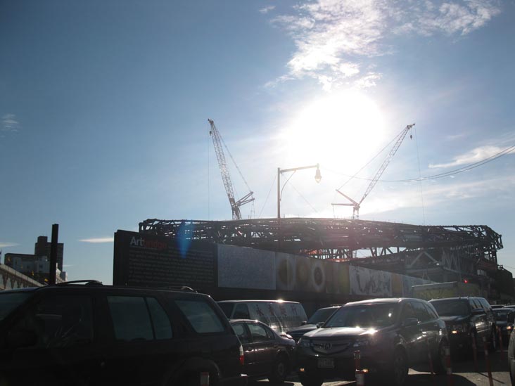 Barclays Center Construction, Prospect Heights, Brooklyn, October 28, 2011