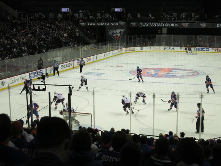 New York Islanders vs. Arizona Coyotes, Barclays Center, Prospect Heights, Brooklyn, November 16, 2015