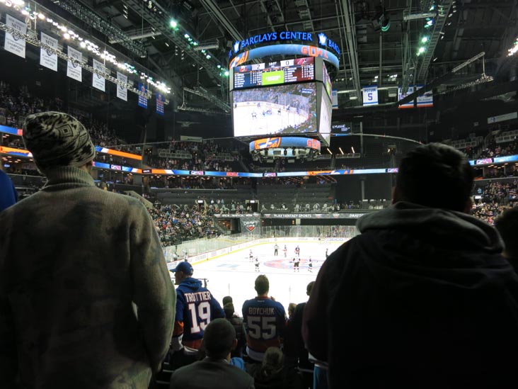 New York Islanders vs. Arizona Coyotes, Barclays Center, Prospect Heights, Brooklyn, November 16, 2015