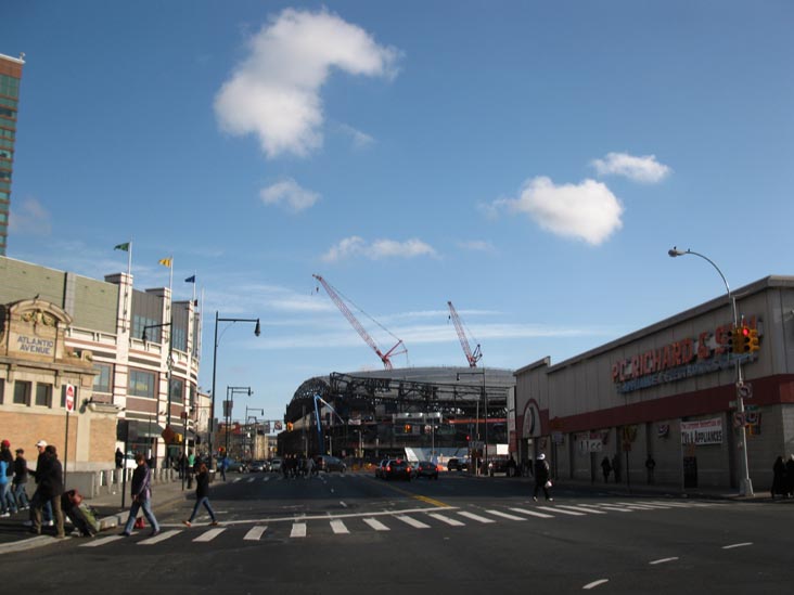 Barclays Center Construction, Prospect Heights, Brooklyn, December 4, 2011