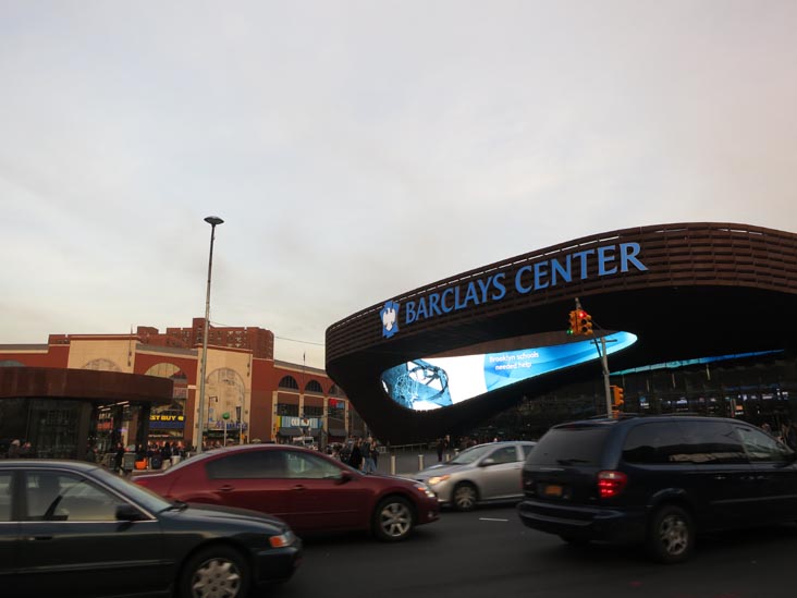 Barclays Center, 620 Atlantic Avenue, Prospect Heights, Brooklyn, December 15, 2012