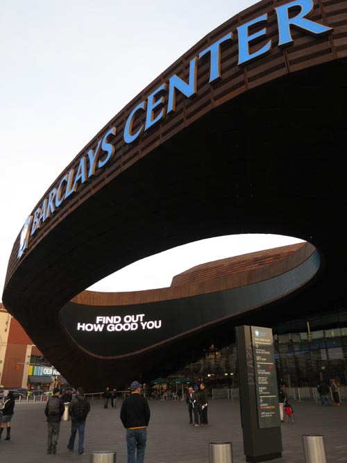 Barclays Center, 620 Atlantic Avenue, Prospect Heights, Brooklyn, December 15, 2012